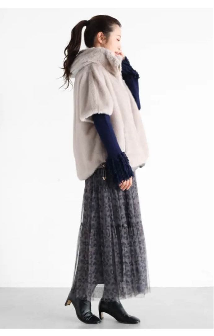 ミンクライクフェイクファーコート　VIN 新品未使用　タグ付き