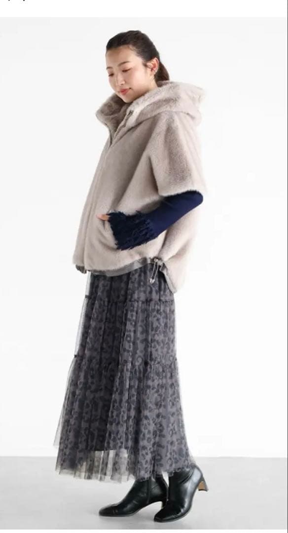 ミンクライクフェイクファーコート　VIN 新品未使用　タグ付き