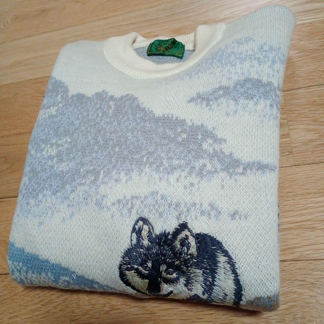 チャーミーおまとめページ　シベリアンハスキー　セーター　Lサイズ2種類