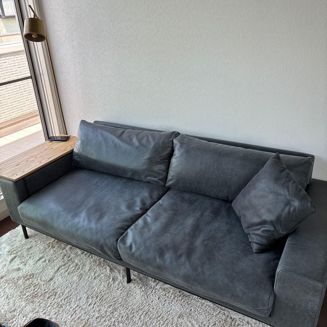 【シゲちゃん】クラッシュゲート プルート 3人掛けソファ