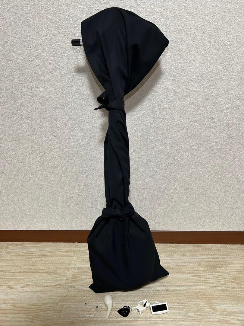 【美品】沖縄三線 人工皮 フィンガーピック・KORG(コルグ)チューナー付き