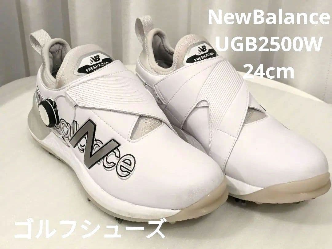 New Balance ゴルフシューズ UGB2500W 24cm ホワイト