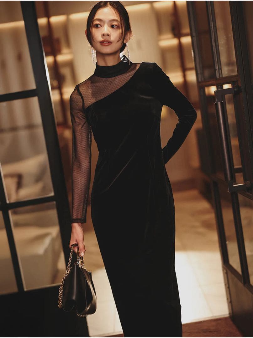 anuans2025AWシアーコンビタイトワンピース