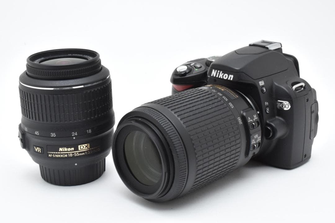 Nikon D60 ダブルズーム 元箱付 CCD名機 ✨ショット数1764回