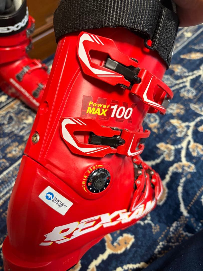 REXXAM MAX 100 スキー用ブーツ 使用日数10日ほど!状態良
