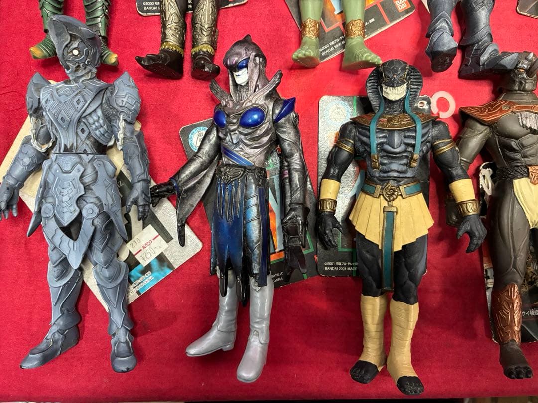 タグ付き 仮面ライダー 怪人シリーズ 21体 まとめ売り ソフビ