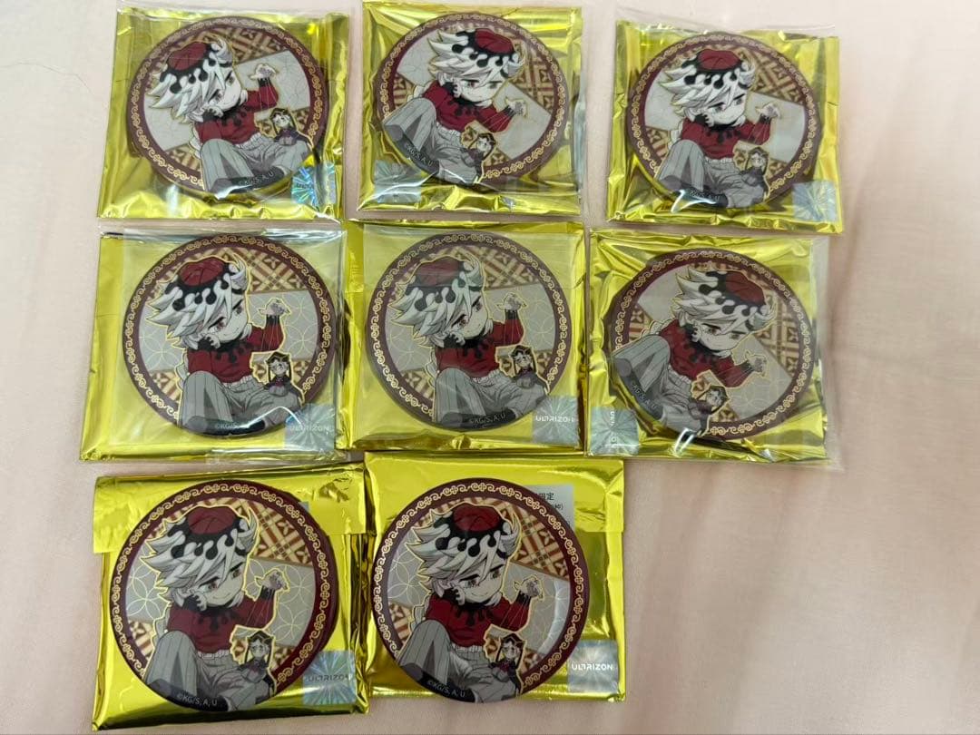 鬼滅の刃 中国限定 非遺 童磨 缶バッジ