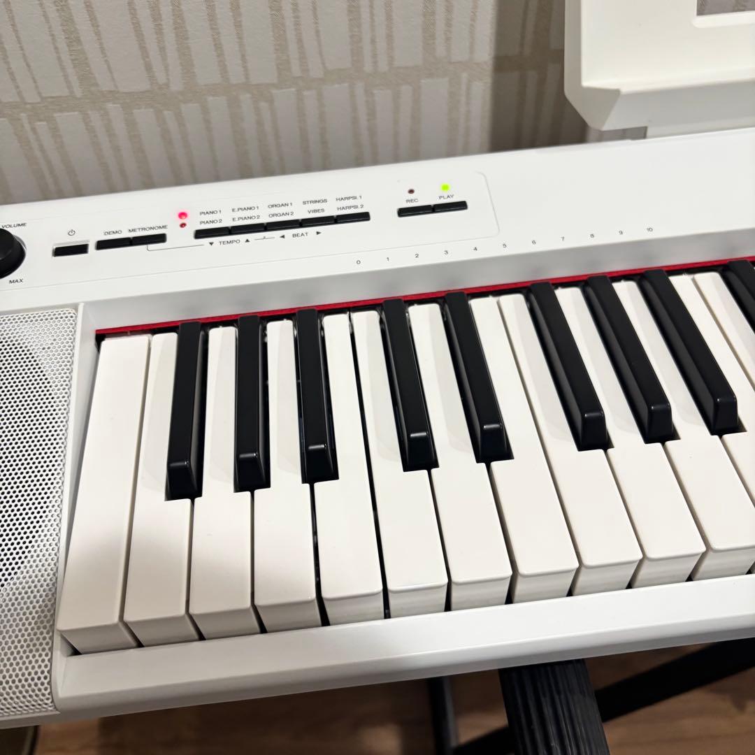 YAMAHA piaggero NP-32 ホワイト 76鍵盤　スタンド、チェア