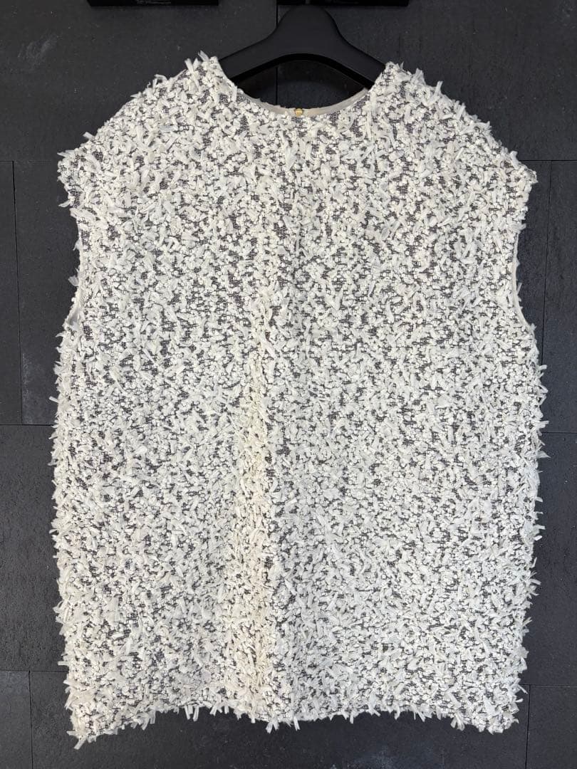 美品　EFFE BEAMS カラミリボン ブラウス