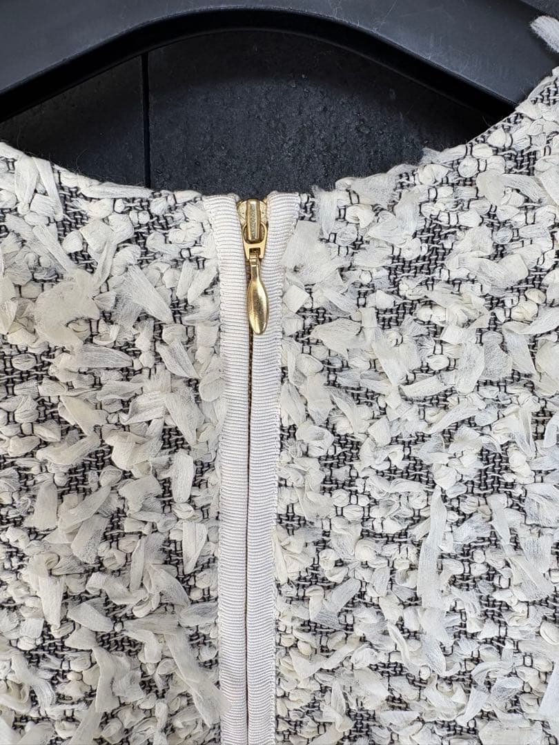 美品　EFFE BEAMS カラミリボン ブラウス