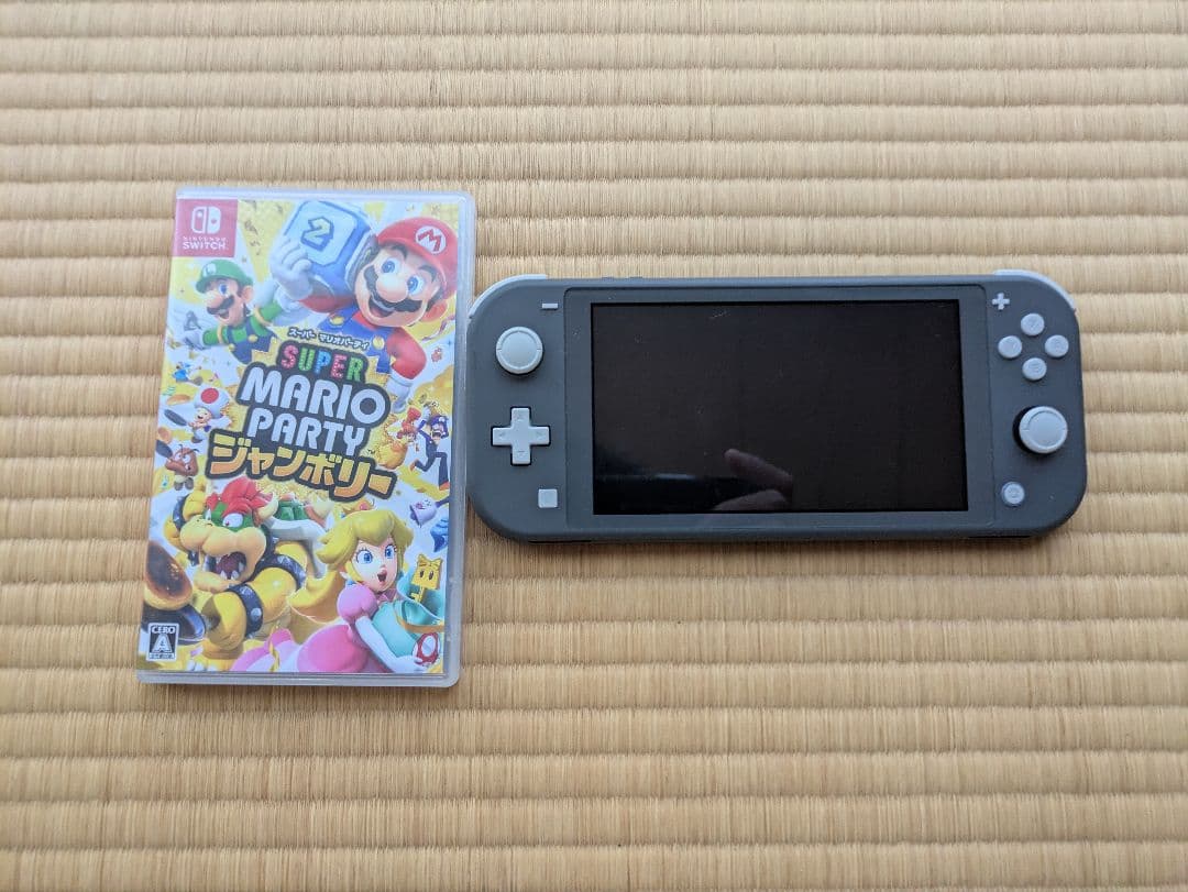 Switchライトグレー本体とスーパー マリオパーティ ジャンボリー