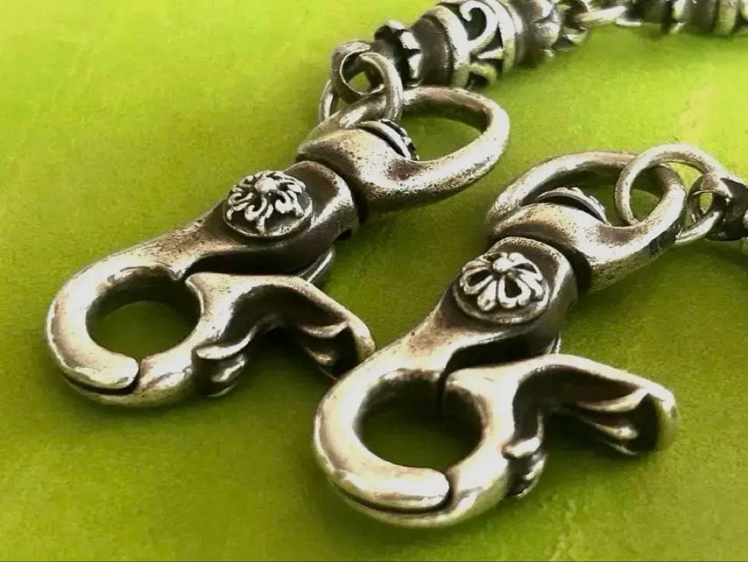 【すごく素早い対応さま専用】アージェントグリーム　ウォレットチェーン