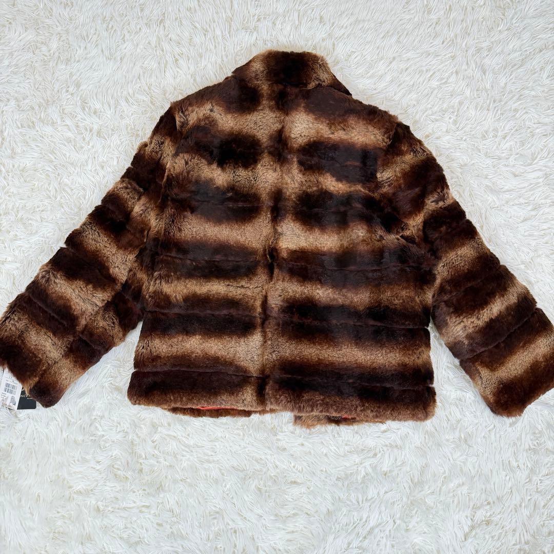 【ほぼ未使用】EXELANCETTI リアルファーコート ラビット 毛皮