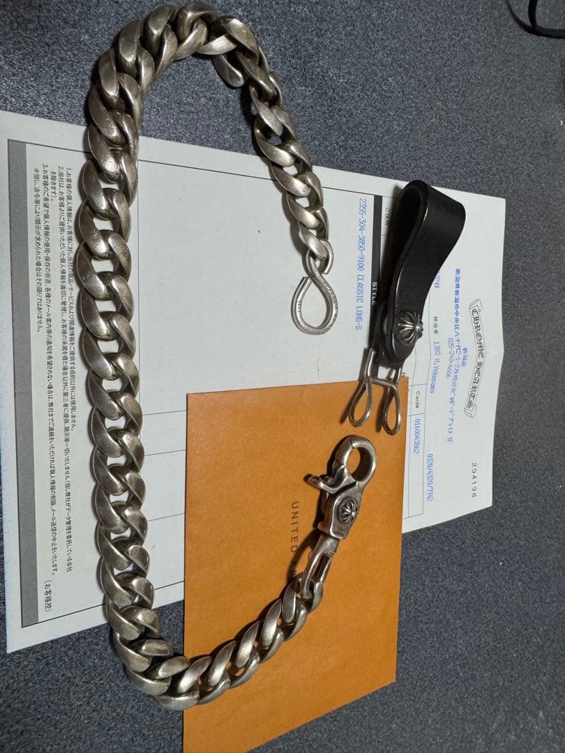 クロムハーツ 1クリップ クラシック ロング ＆ベルトループ 正規品