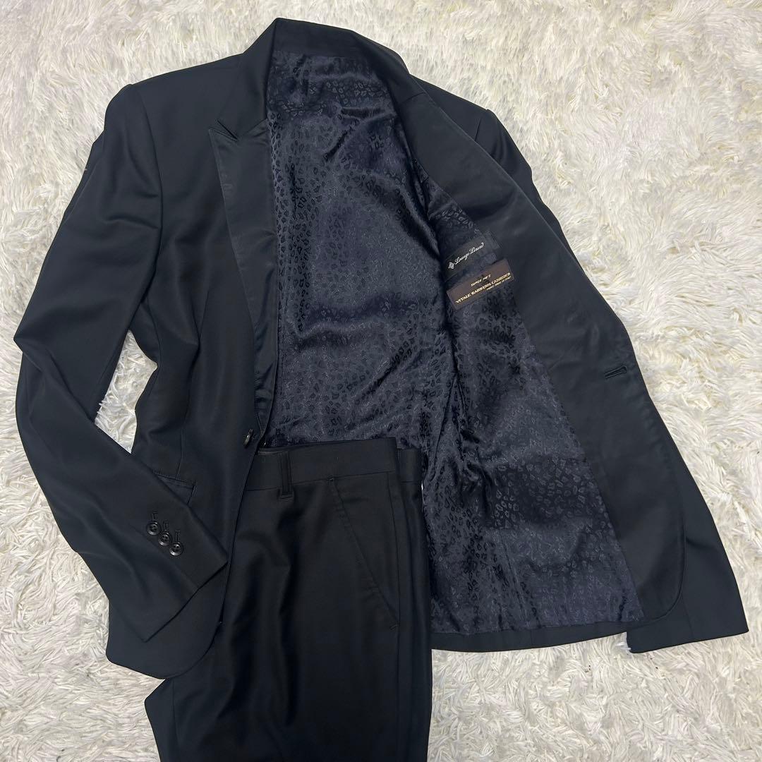 ラウンジリザード　カノニコ　レオパード　スーツ　セットアップ　ブラック　2