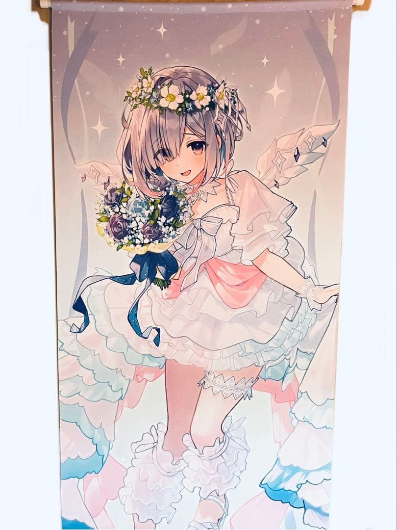 ホロライブ　天音かなた　等身　タペストリー　ジューンブライド