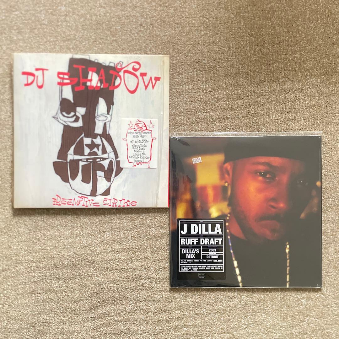 DJ SHADOW/J DILLA LP2枚セット レコード　hiphop