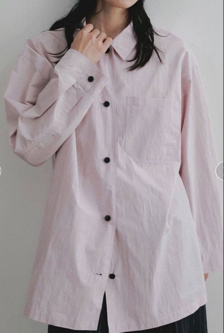 新品anuke Over Pocket Shirtsピンク