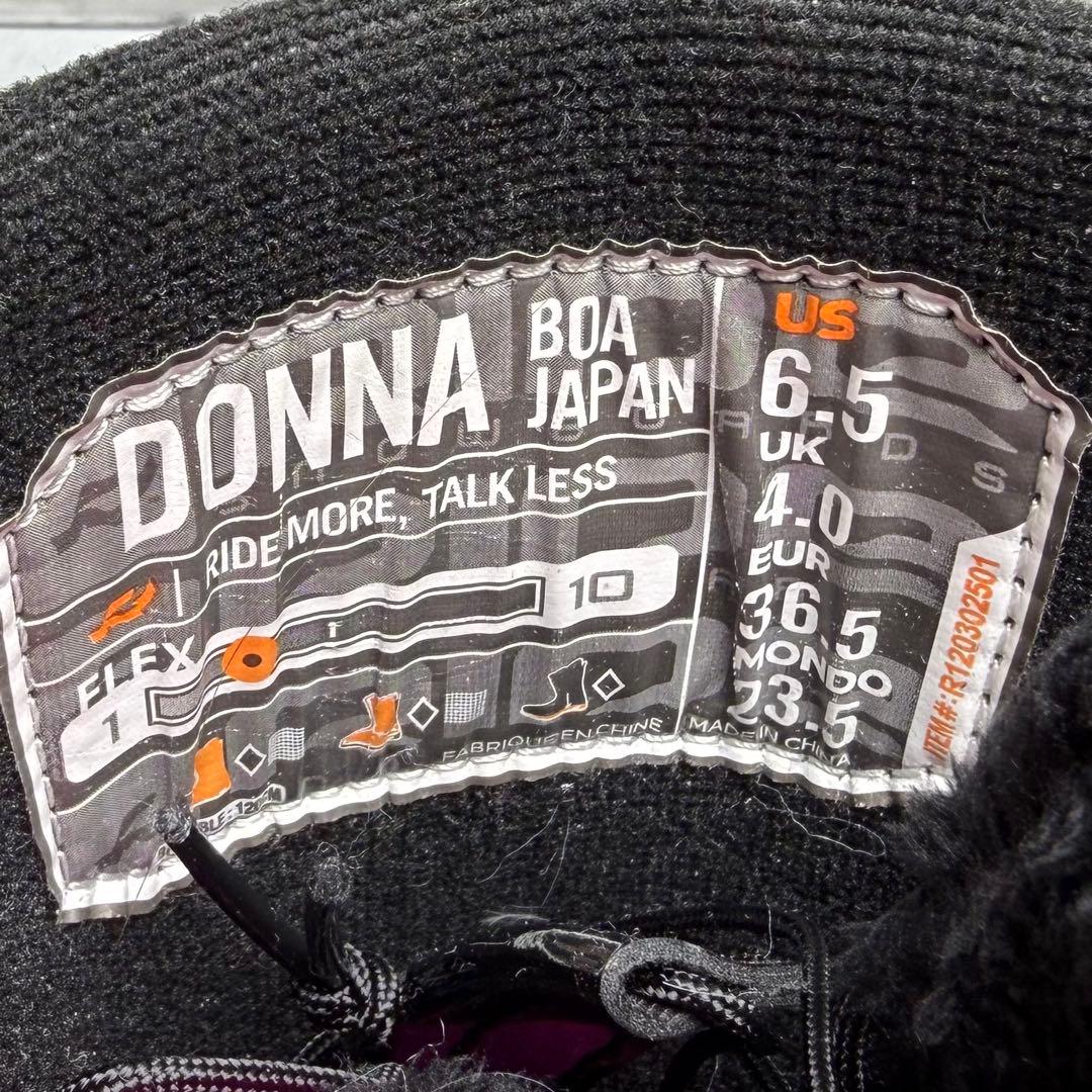 RIDE DONNA BOA スノボブーツ 23.5cm 黒ピンク【E-77】