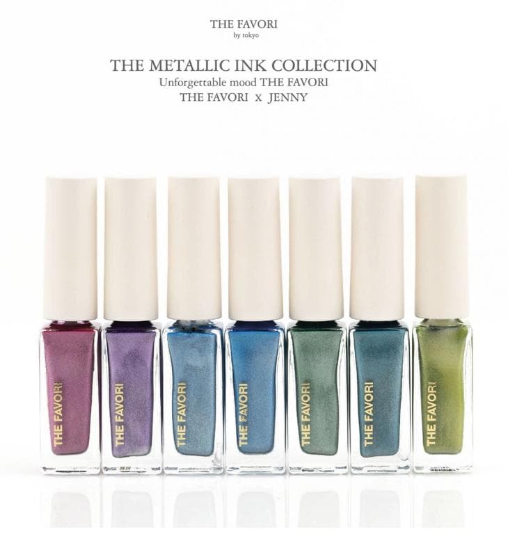 THE FAVORI LLIC INK メタリックインク7色セット