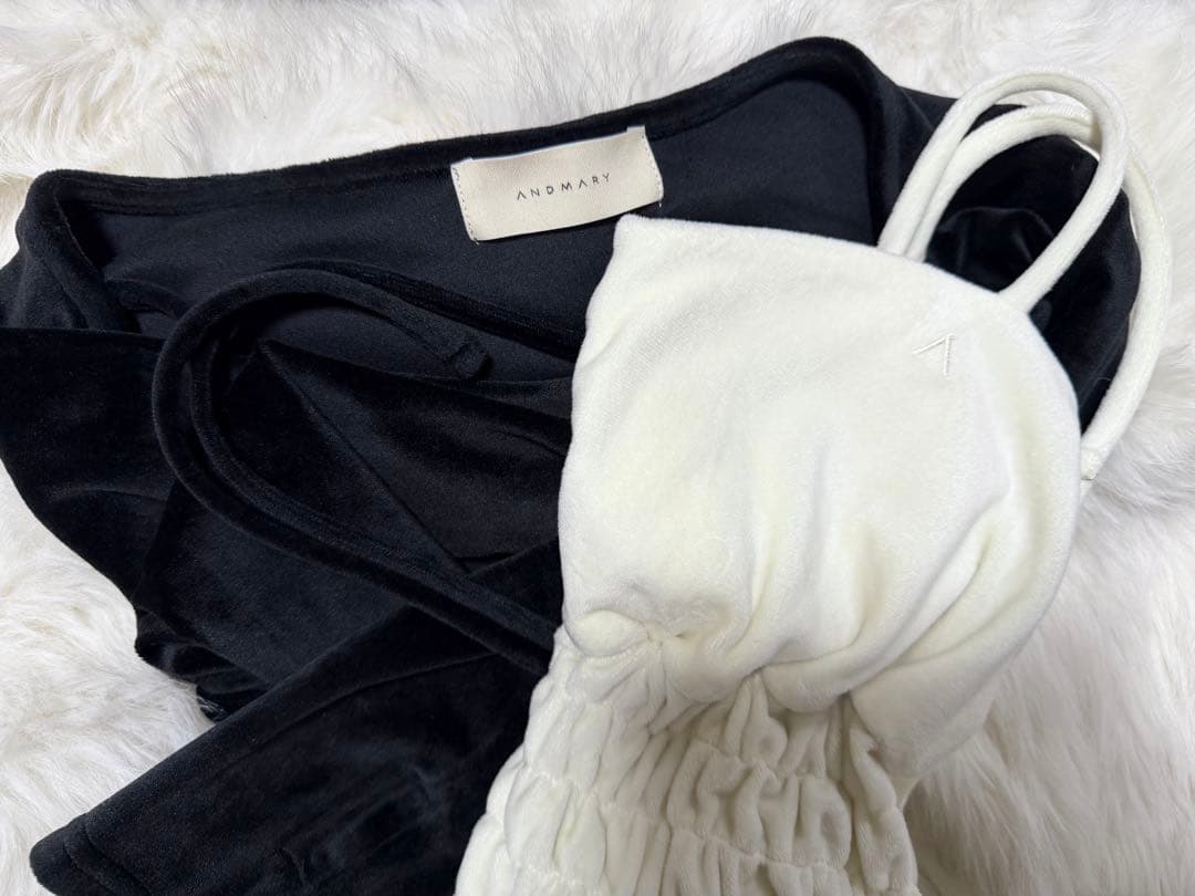 トップス andmary Mei shirring tops