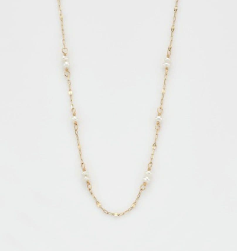 現行品　極美品ageteアガット　K10パールネックレス★エテ★スタージュエリー