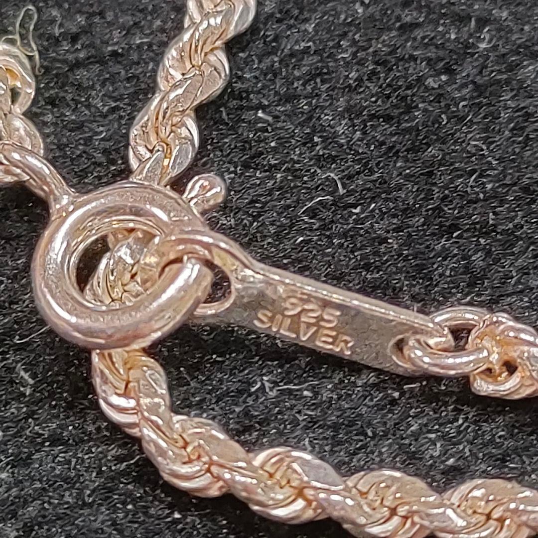 2AH93　真珠　925刻印　ダイヤモンド　ネックレス　シルバー