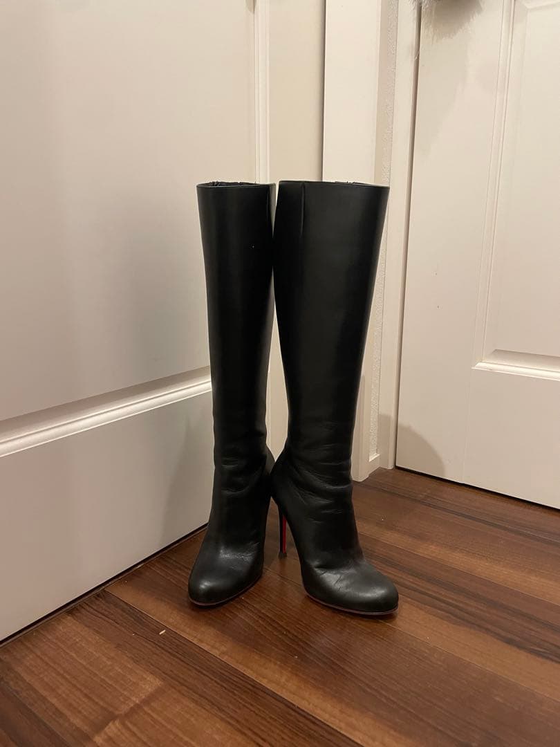 【定価26万円！】美品　クリスチャン　ルブタン　ロングブーツ　美脚