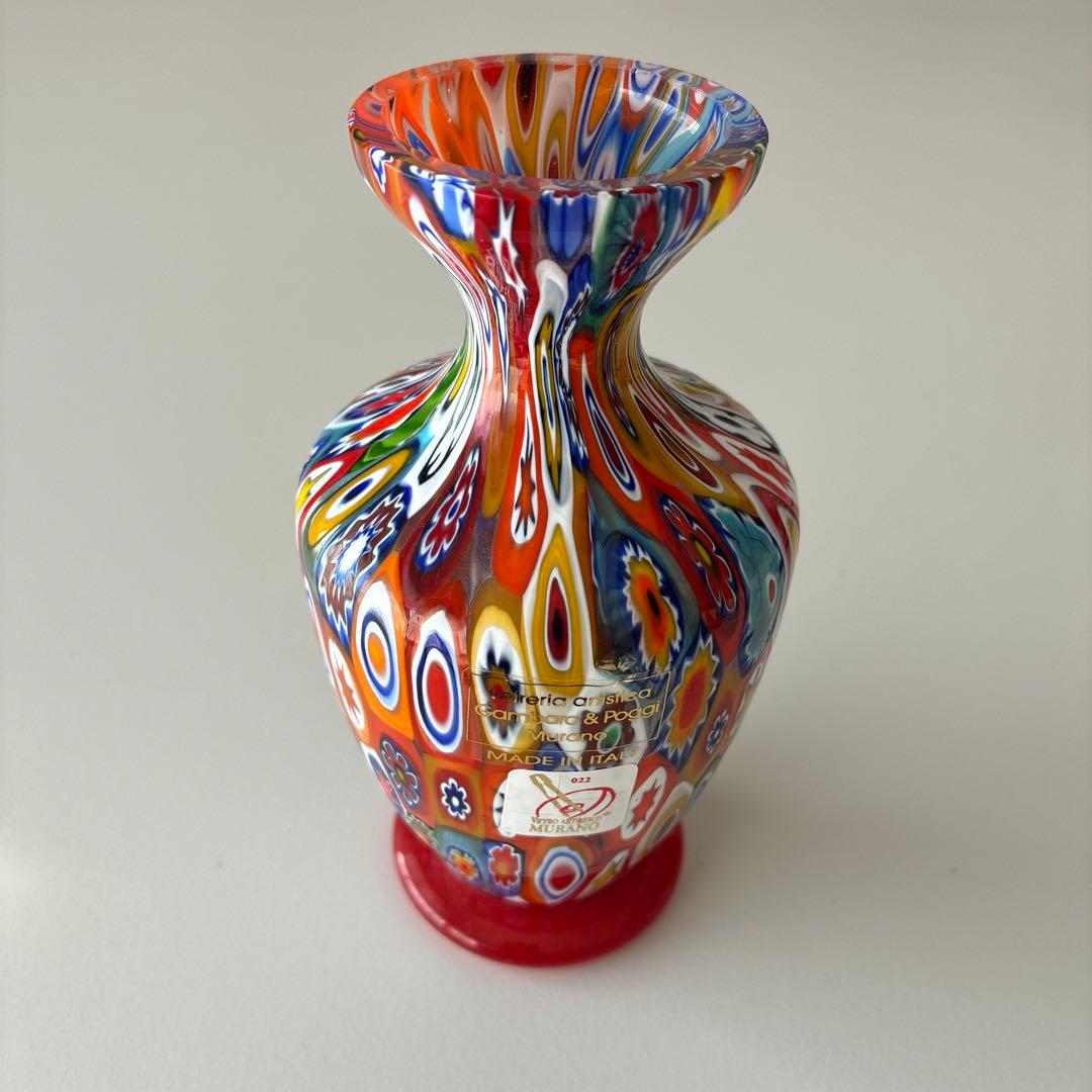 @*様 ベネチアンガラス　ムラーノ　花瓶