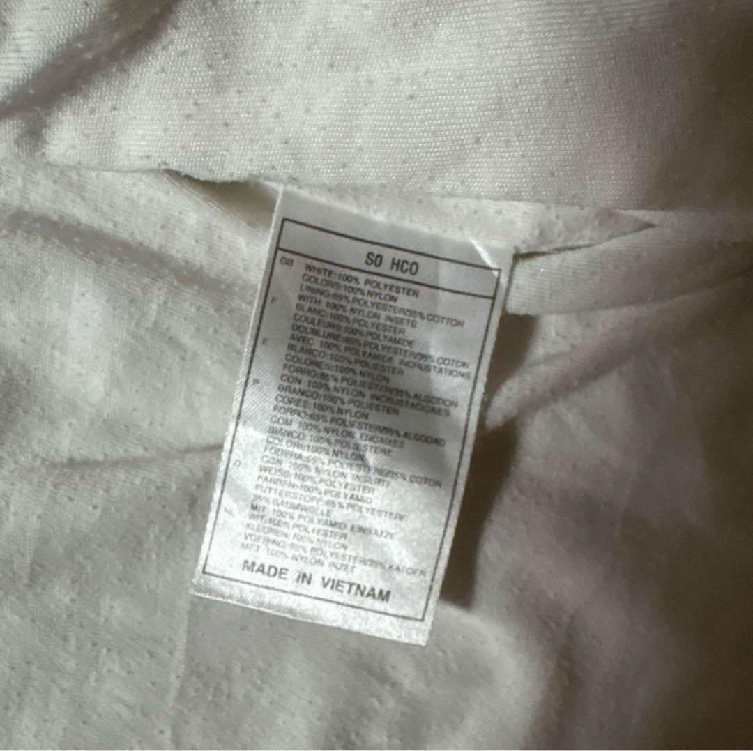 NIKE古着00s欧州支給ナイロンジャケットY2KフロッキープリントO51