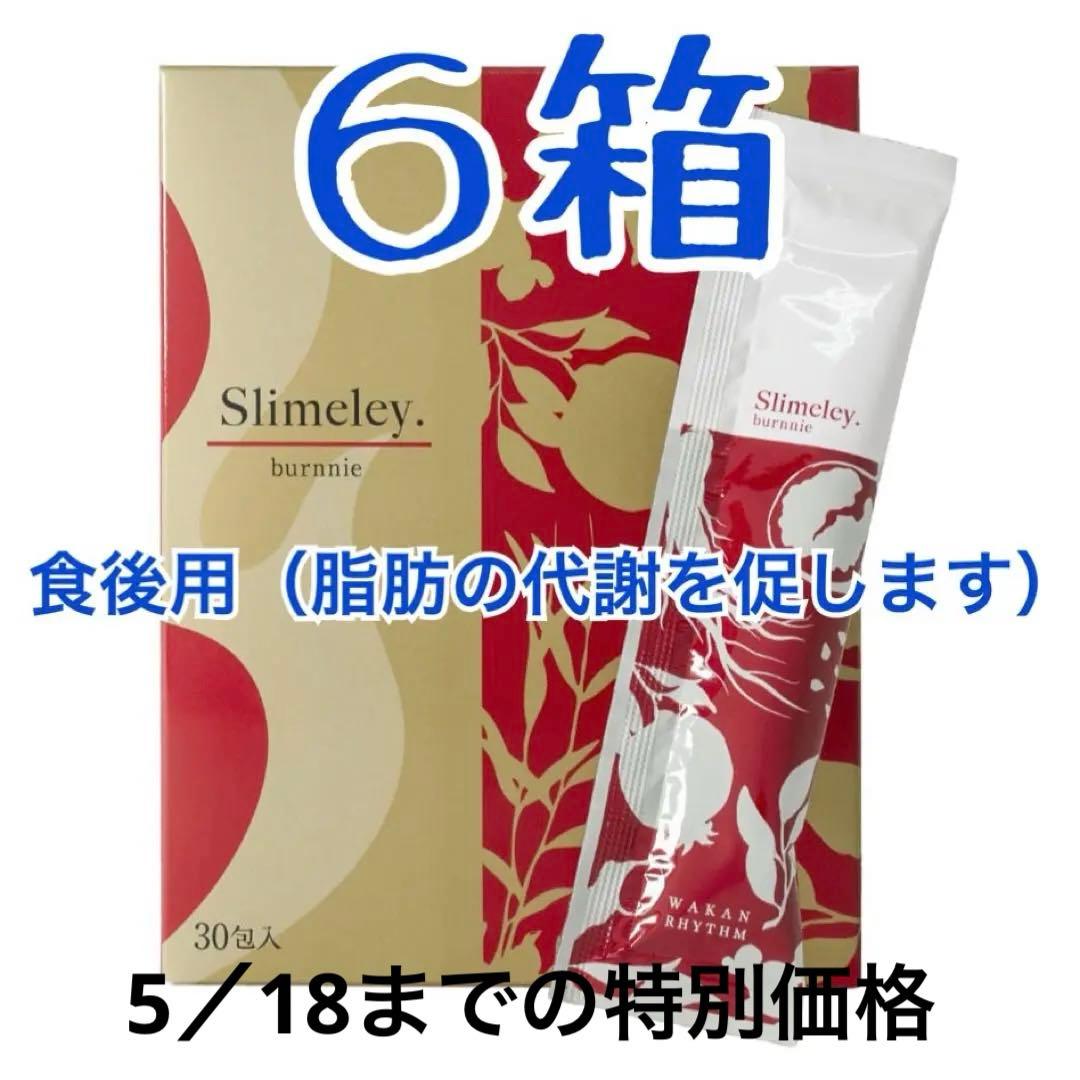 リズム　スリムレイ　バーニー　6箱　美容和漢ゼリー　サプリ　脂肪燃焼　ざくろ味