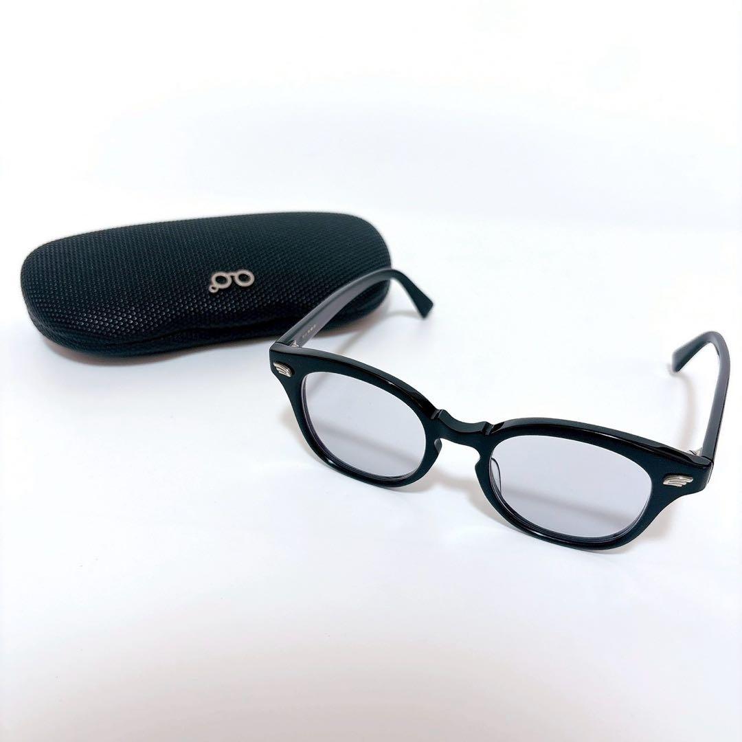 白山眼鏡店 WEEPS LARGE サングラス メガネ グレー×ブラック 日本製