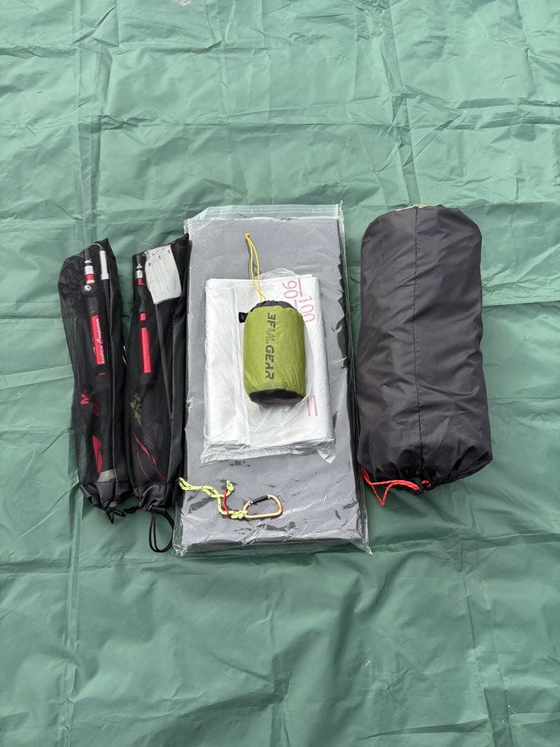 1人用ソロピラミッド型テントセット