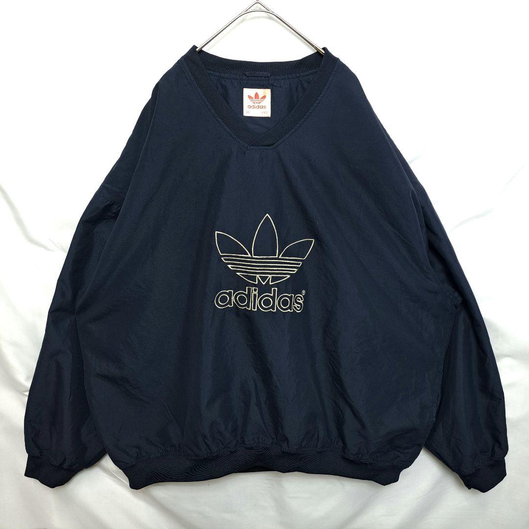 【美品】adidas　アディダス　トレフォイルロゴ　ビッグロゴ　赤タグ