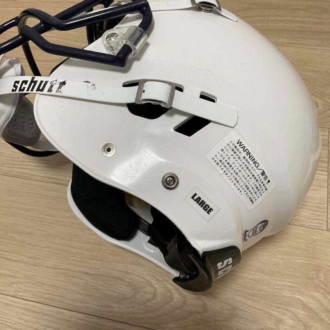 schutt ホワイト ヘルメット LARGE