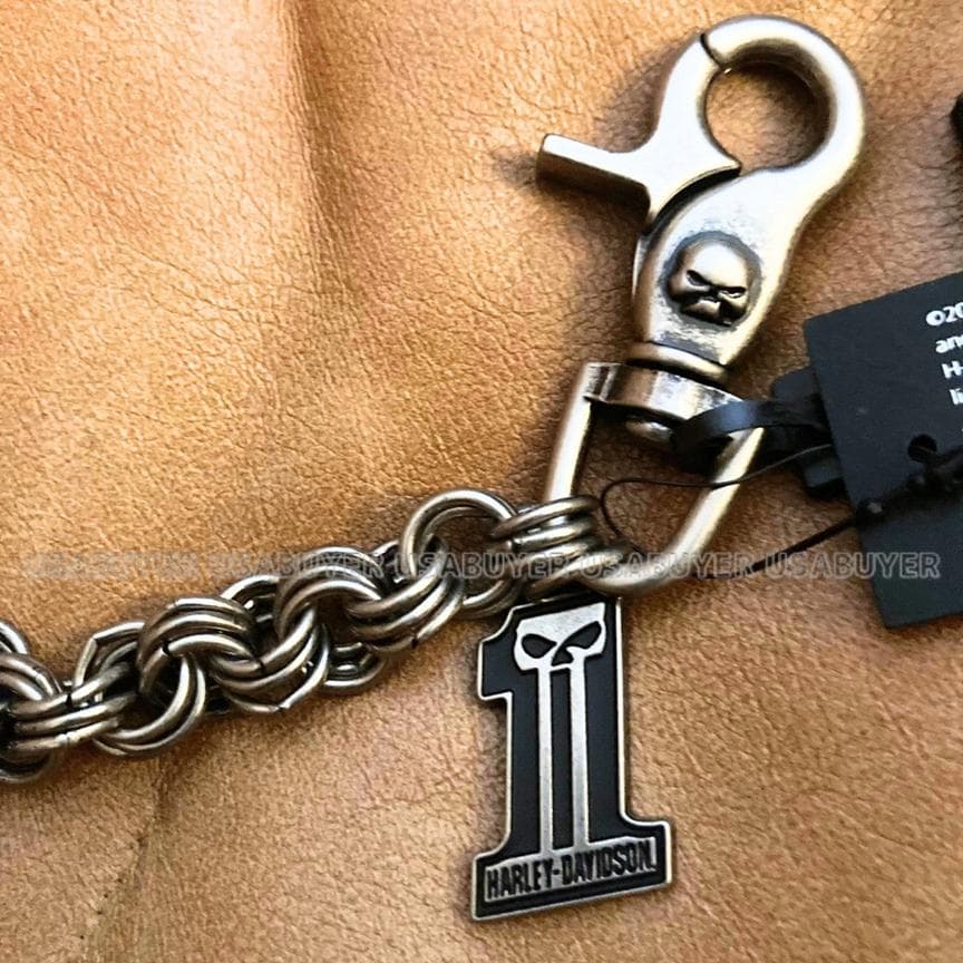 新品★【HarleyDavidson】#1ウォレットチェーン アンティーク仕上げ