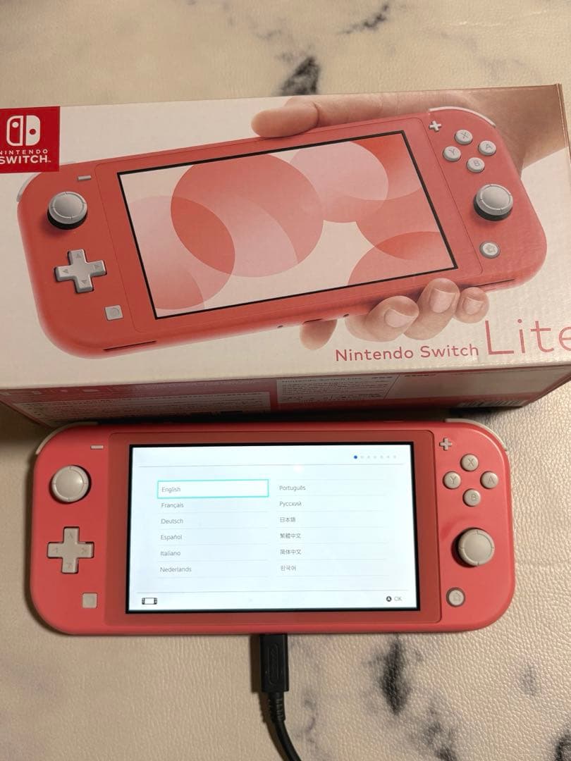 Nintendo Switch Lite コーラル スティック不良