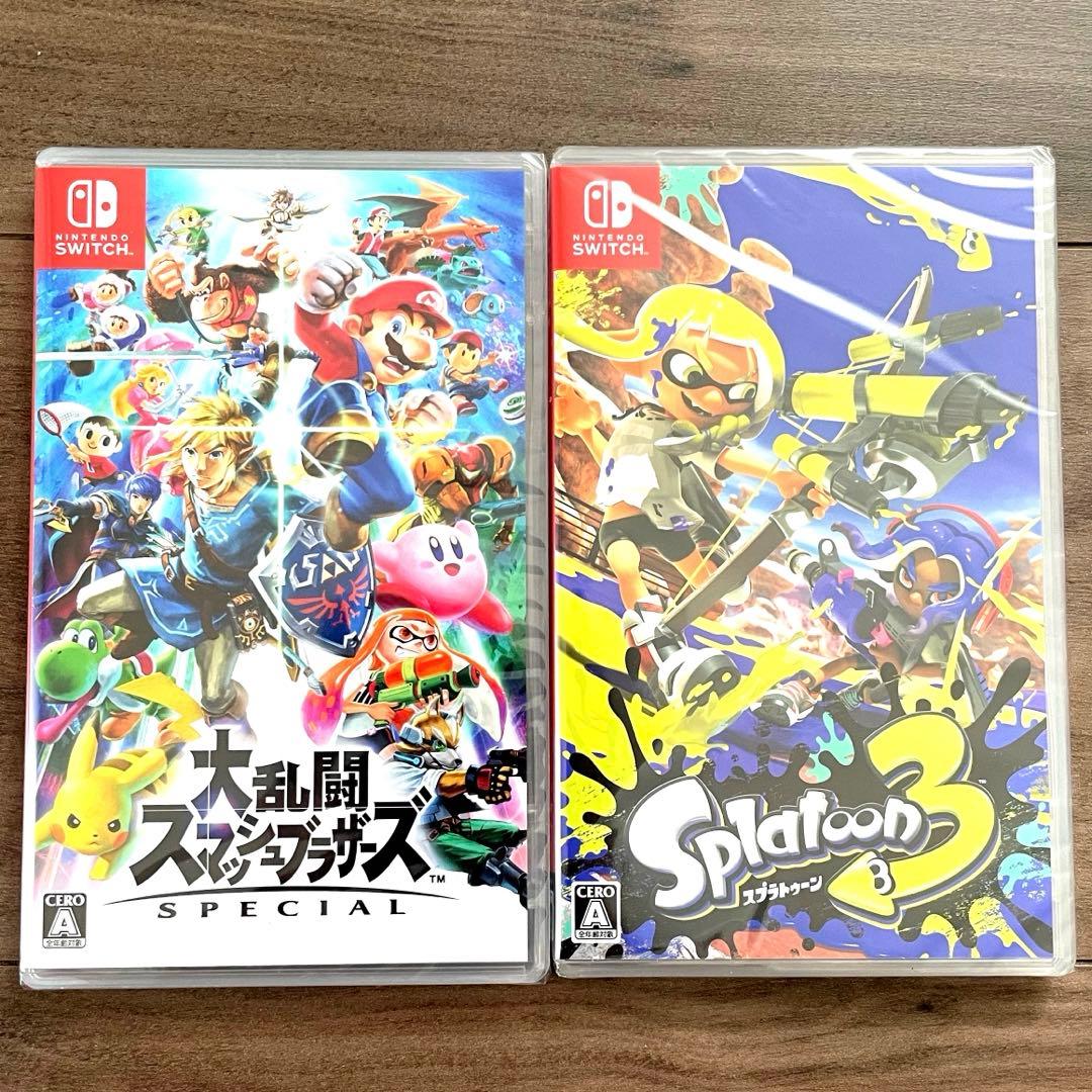 Nintendo Switch スプラトゥーン3とスマブラのセット