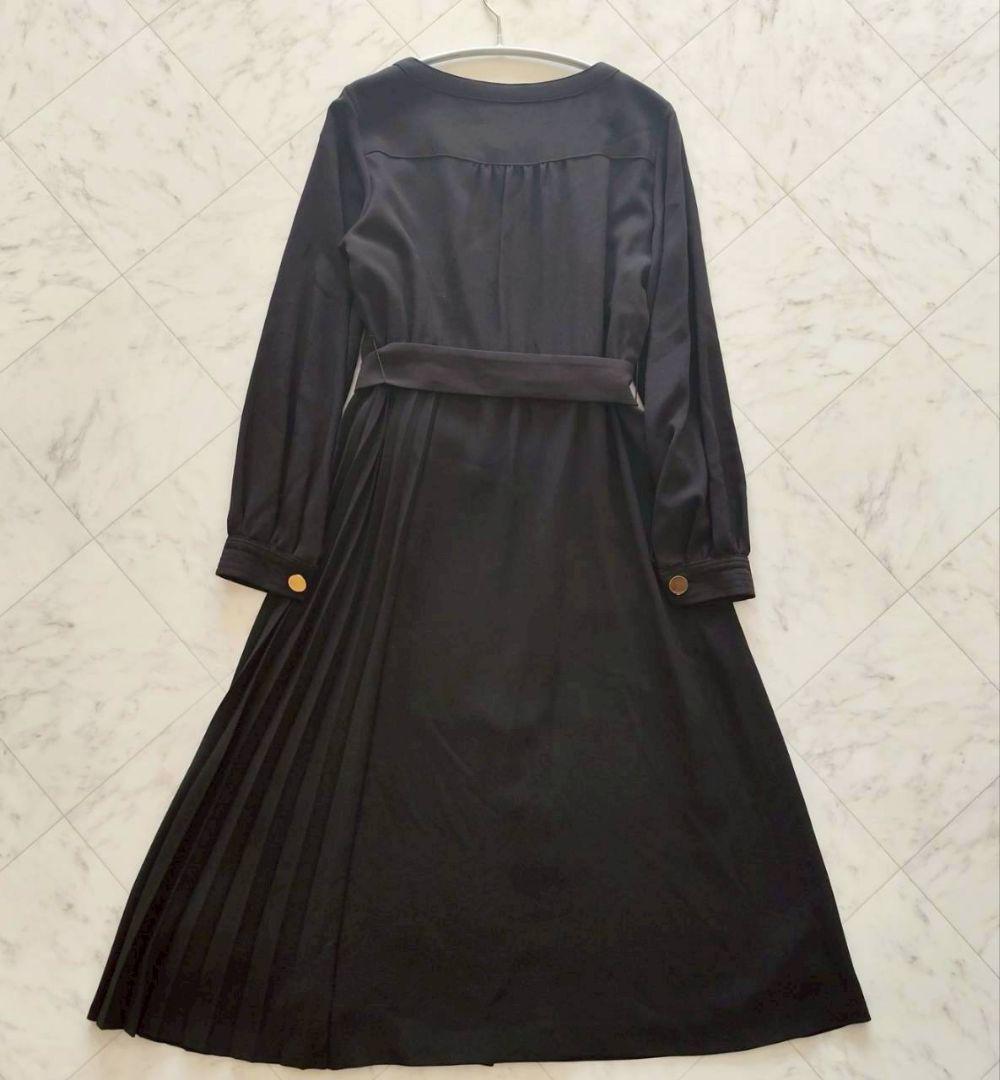 グレースコンチネンタル ウールタッチダブルワンピース