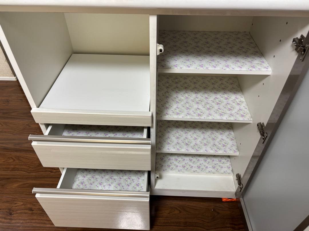 ニトリ　食器棚　レンジボード