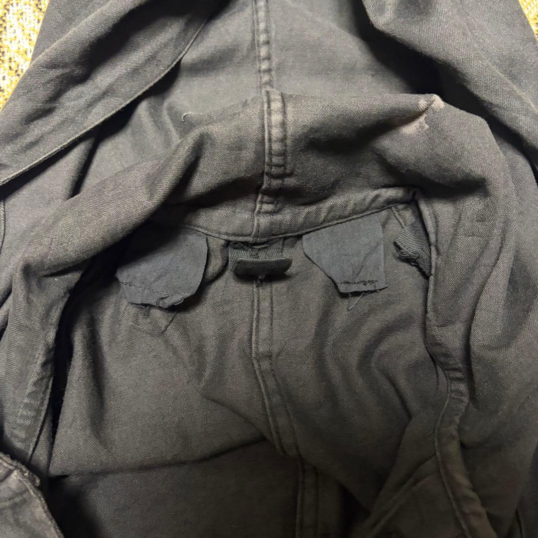 60s 70s m64 フランス軍 フィールドパーカー ブラック m65 A2