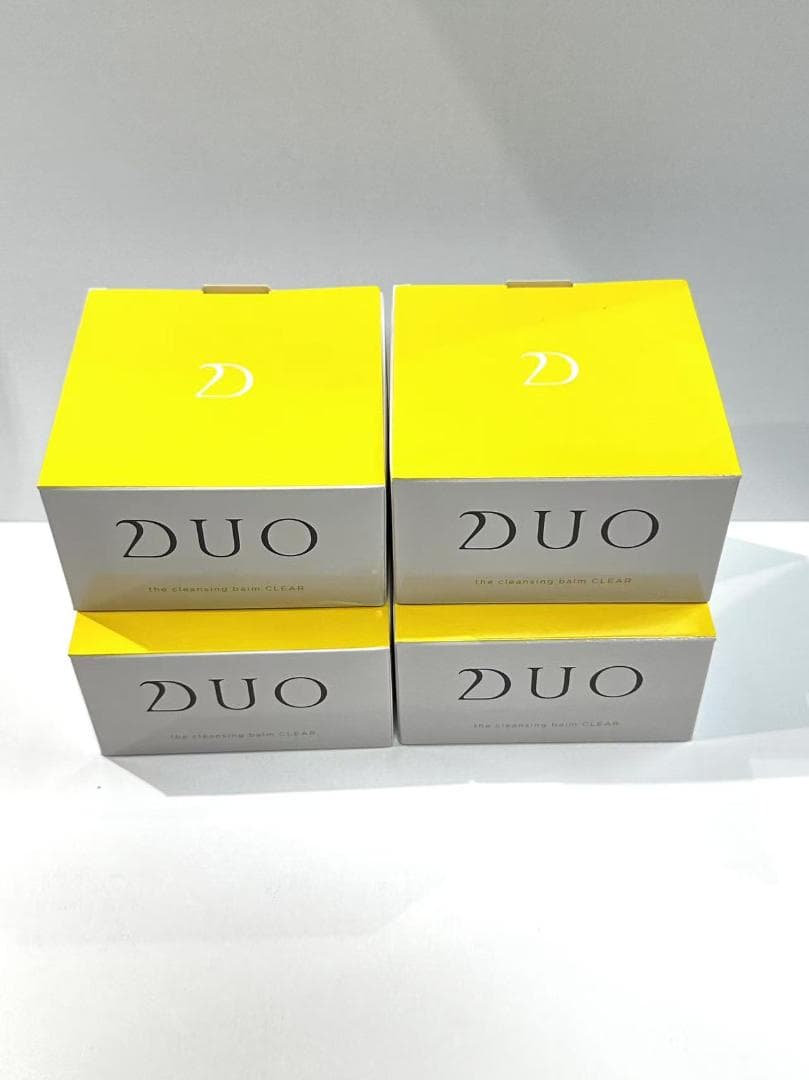 【4個】デュオ DUO ザ クレンジングバーム クリア 90g イエロー