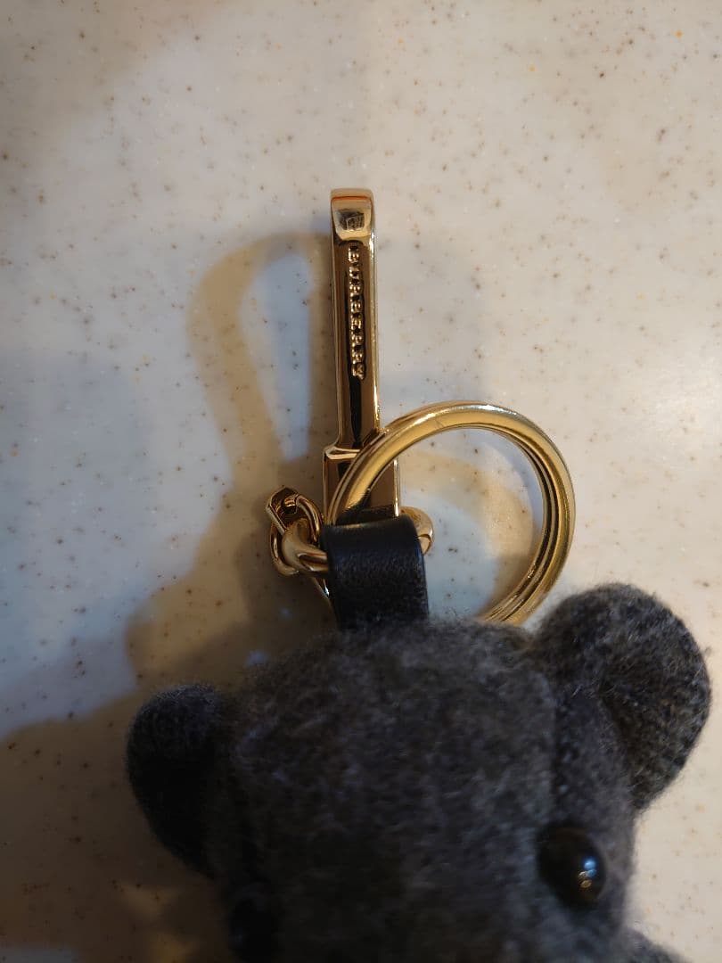 BURBERRY テディ ベア キーホルダー 美品 バーバリー チャーム