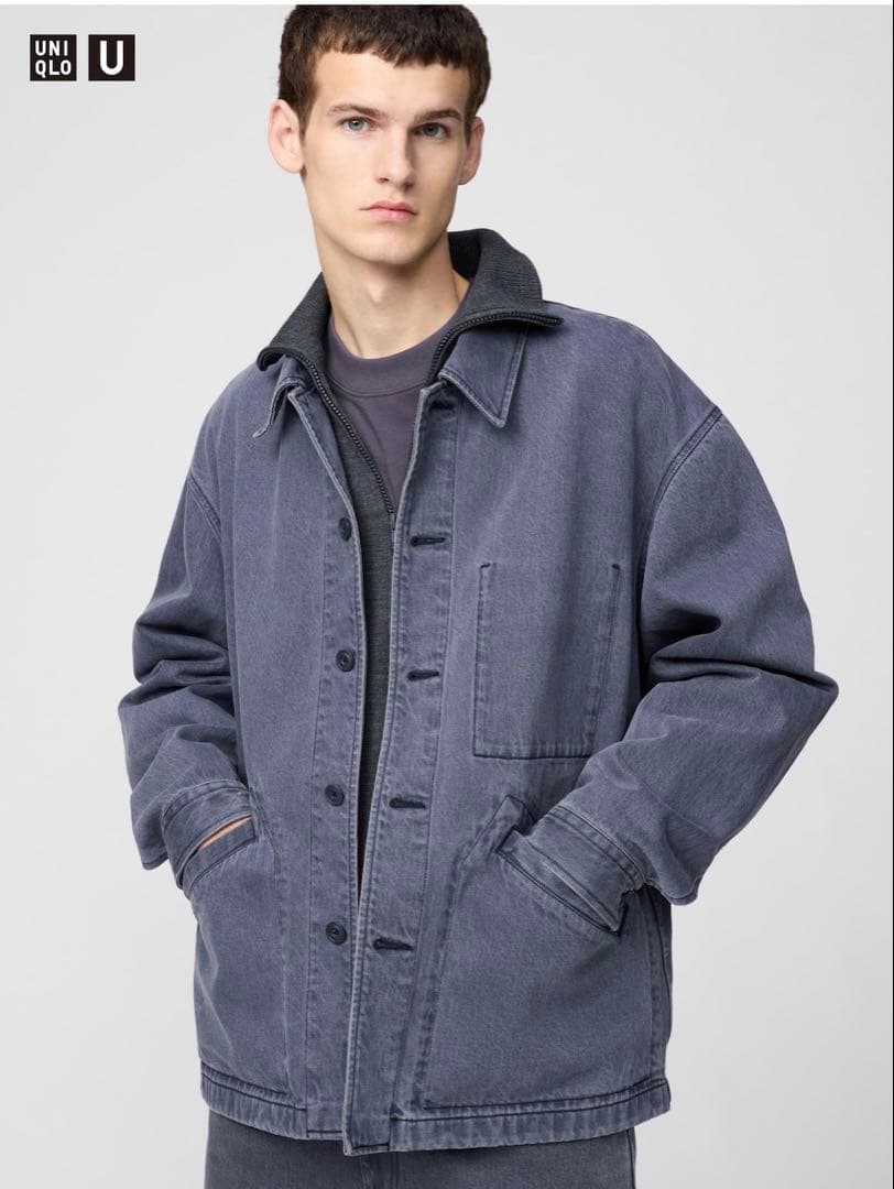 新品！ユニクロu オーバーサイズカラーデニムジャケット
