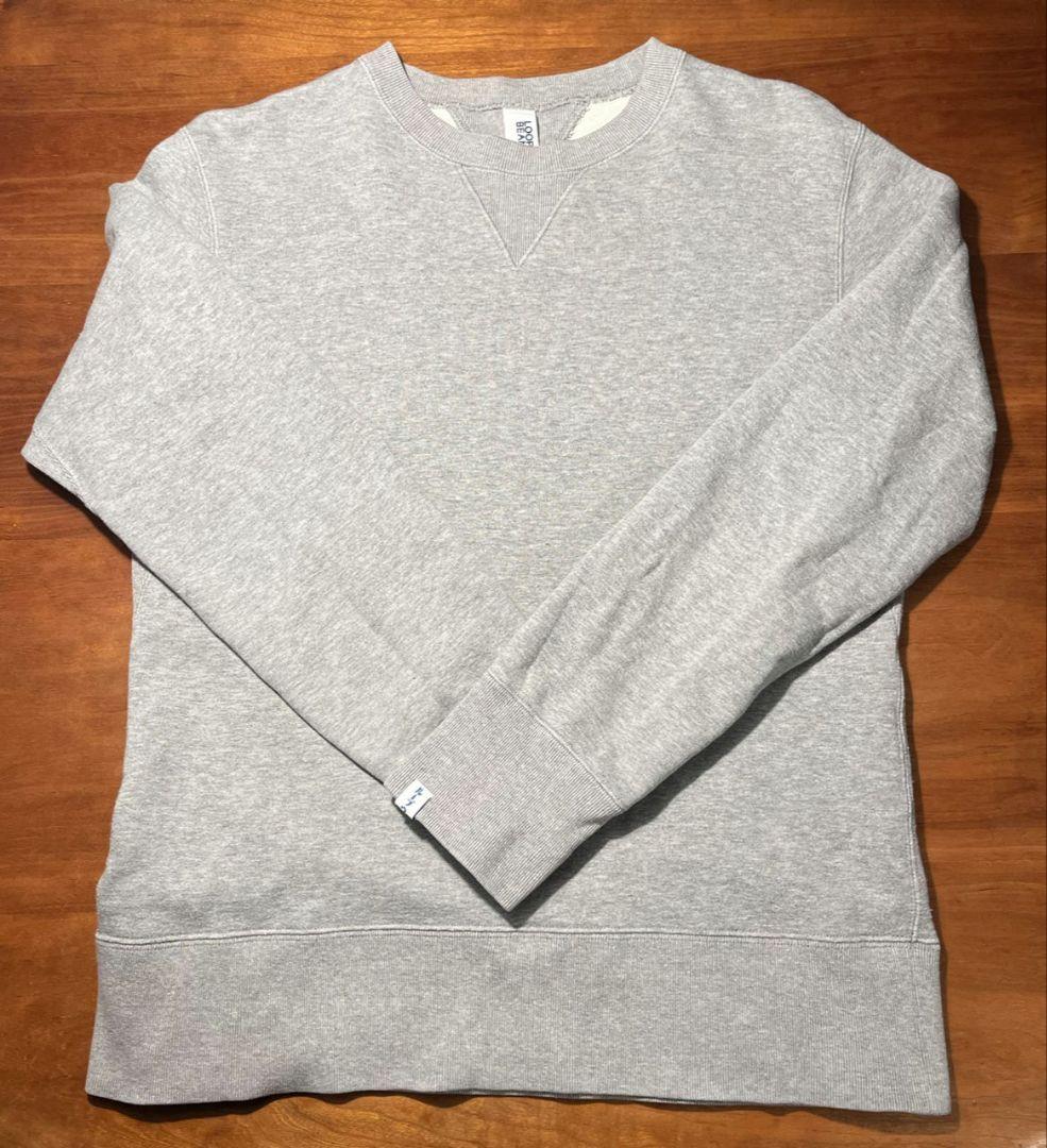 LOOPWHEELER　ループウィラー　L　ビームス　グレー　スウェット