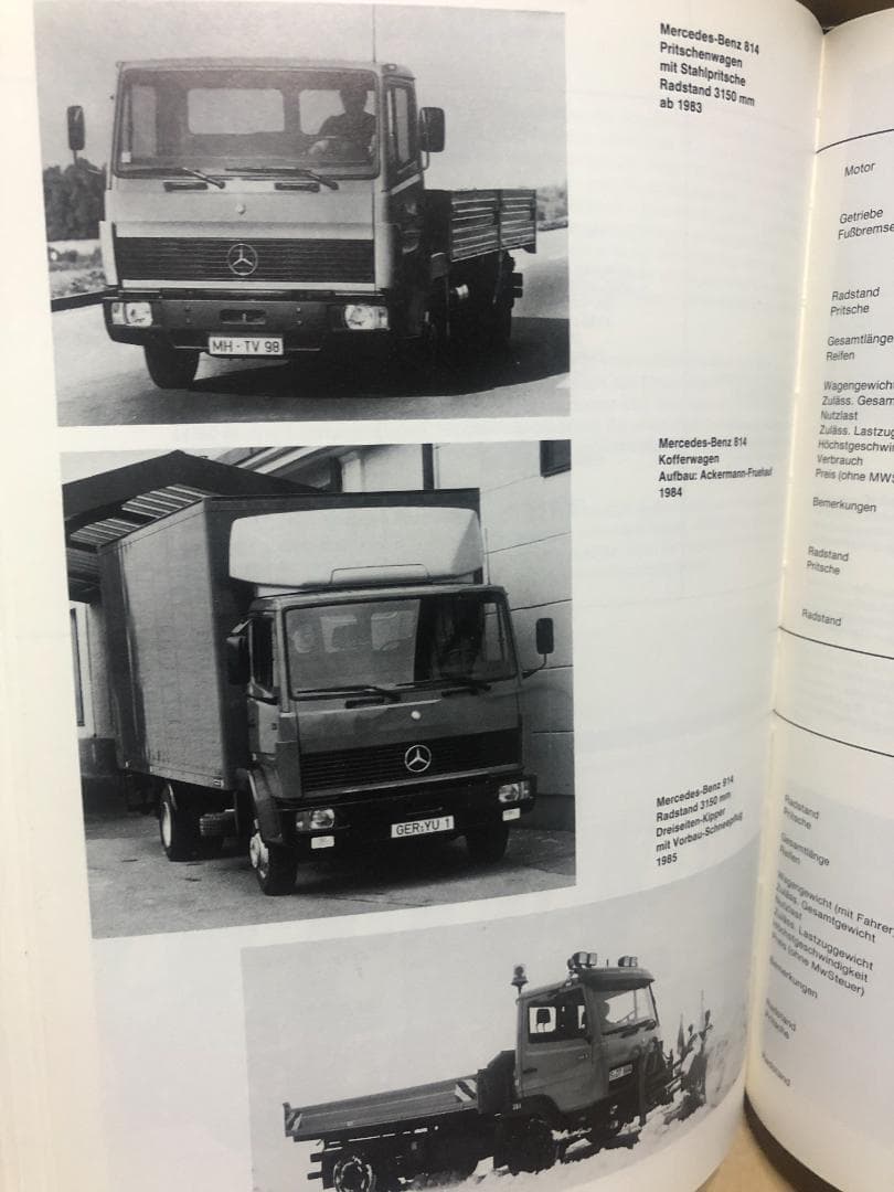 洋書 MERCEDES BENZ LASTWAGEN und OMNIBUSSE