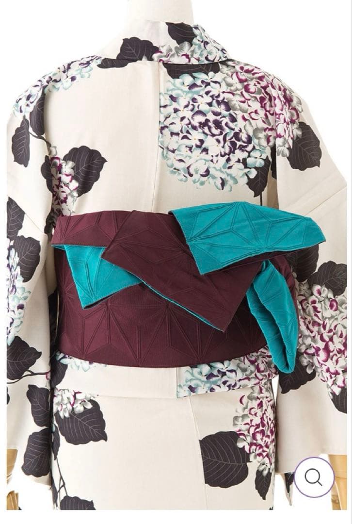 【Sサイズ】撫松庵 紫陽花柄 浴衣 セオα 単衣 ふりふ あじさい 夏着物