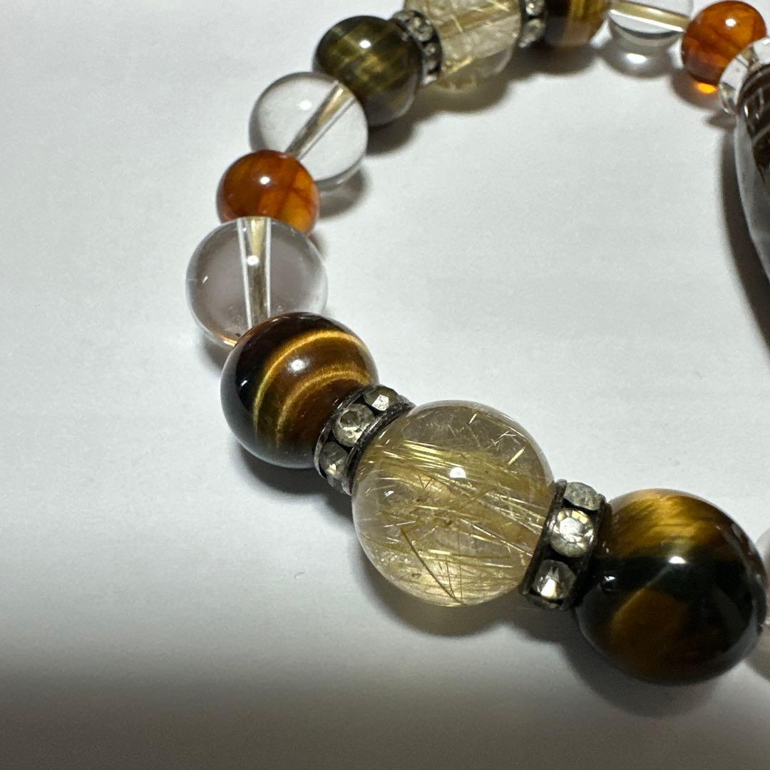 お値段相談ください。龍眼天珠ブレスレット