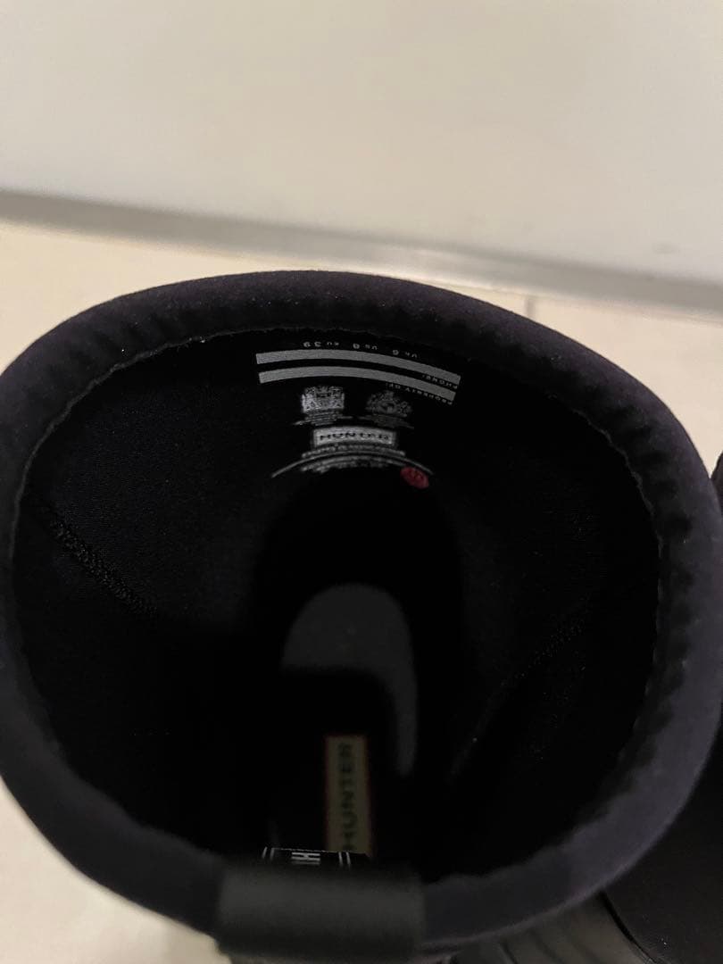 美品　HUNTER レインブーツ　サイズ6（25cm）