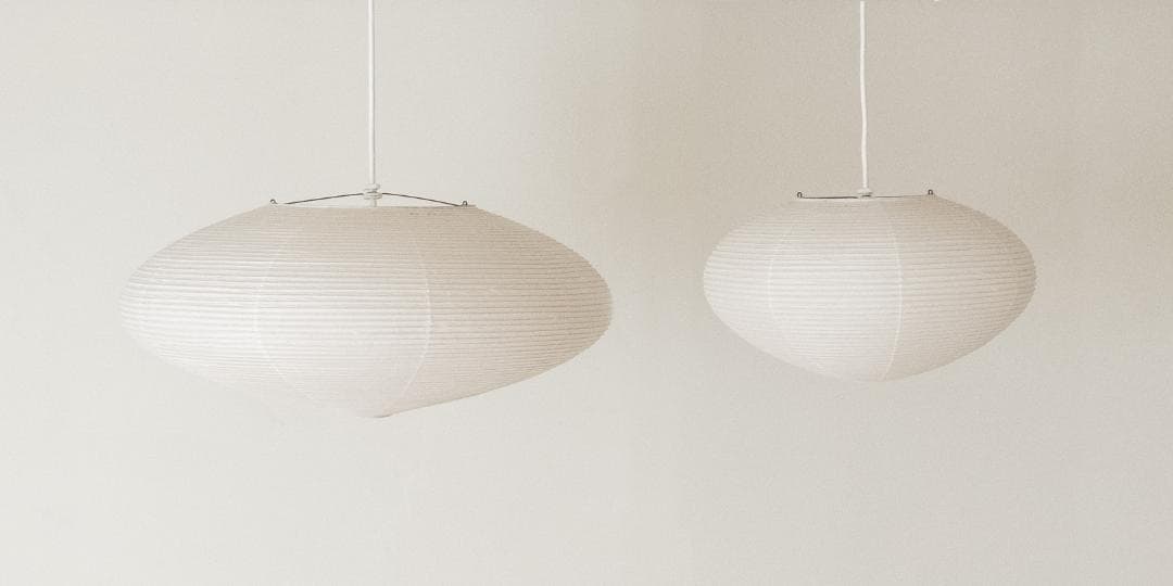 【本物】新品未使用イサムノグチAKARI 26A 専用ペンダント付き100センチ